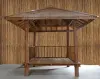 Product image 8 of the product “Gazebo 420x414x410cm Model1, only in Bankirai, with a fence on three sides. ”